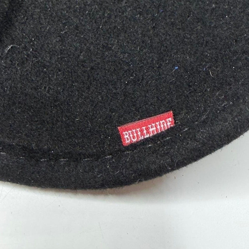 Bullhide Black Wool Western Cowboy Hat Rhinestone Crescent Moon Goth Western M - Picture 6 of 8